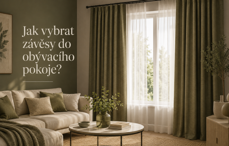 Jak vybrat závěsy do obývacího pokoje?