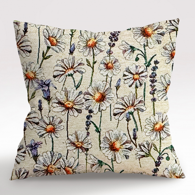 Ervi povlak na polštář Gobelínový - Louka kopretin