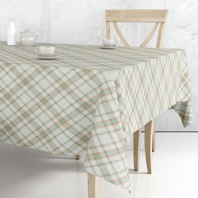 Ubrus PVC M-128A - Pastelová kostka (různé velikosti)