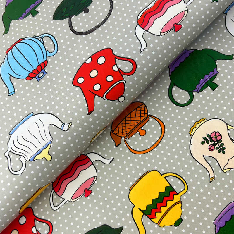 Ubrus PVC kulatý DC-1002E - Veselá čajovna (různé velikosti)