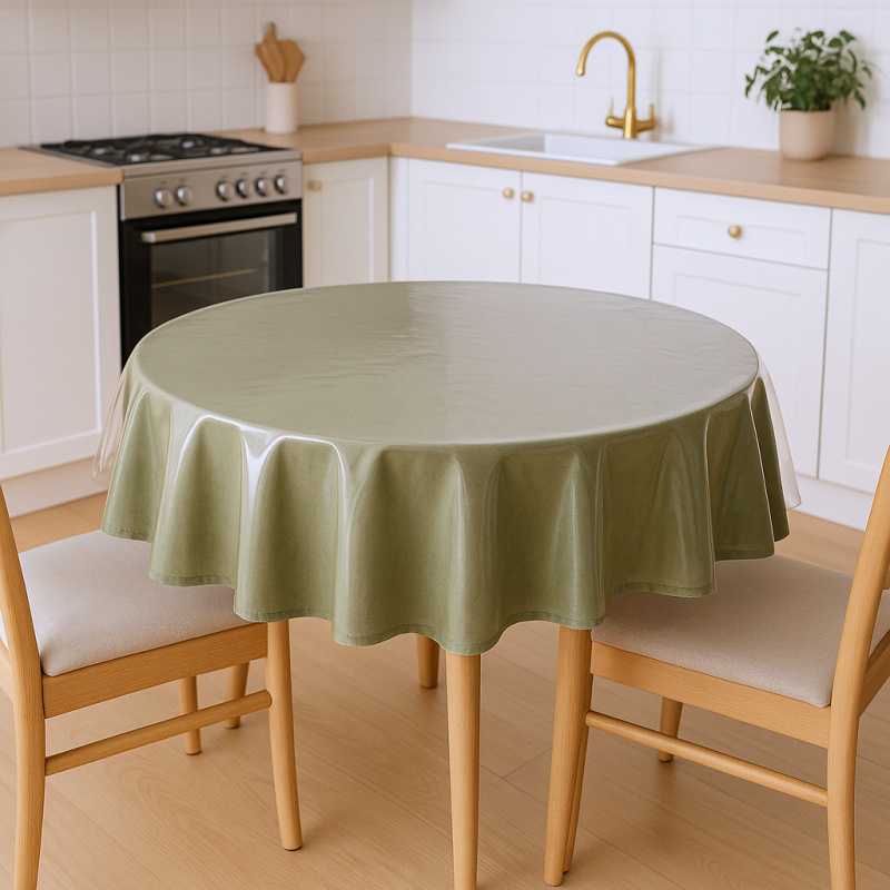 Ubrus PVC kulatý  M-109A - kvítí (různé velikosti) - kopie