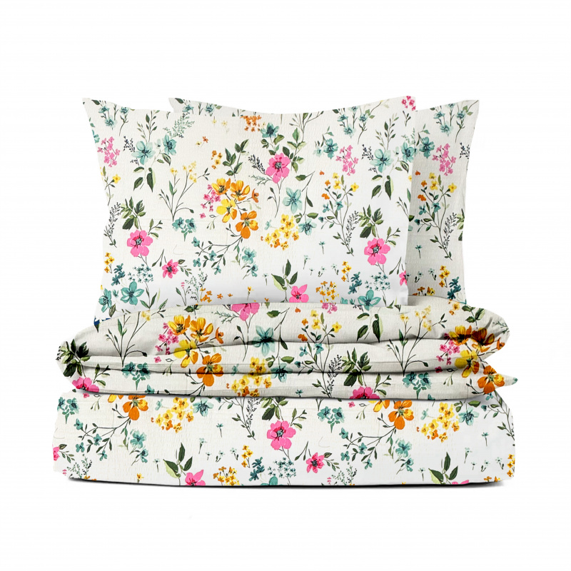 Ervi bavlněné KREPOVÉ povlečení - Sladký Rozkvet 2
