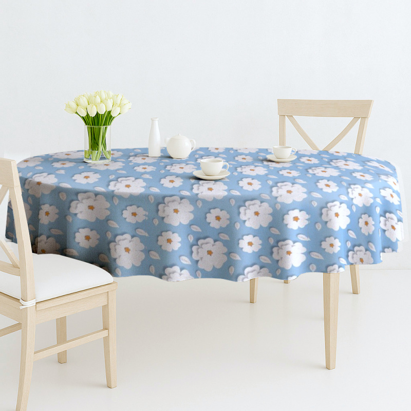 Ubrus PVC oválný M-187A - Zahrádka snů (různé velikosti)