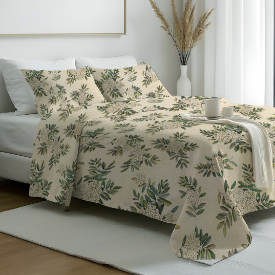 Ervi Gobelínový přehoz na postel jednolůžko/dvoulůžko - Zahradní kouzlo