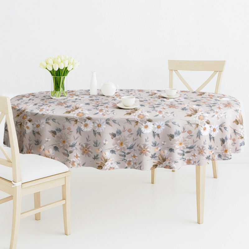 Ubrus PVC oválný PVC Fl-1670-03 - Zahrada klidu (různé velikosti)