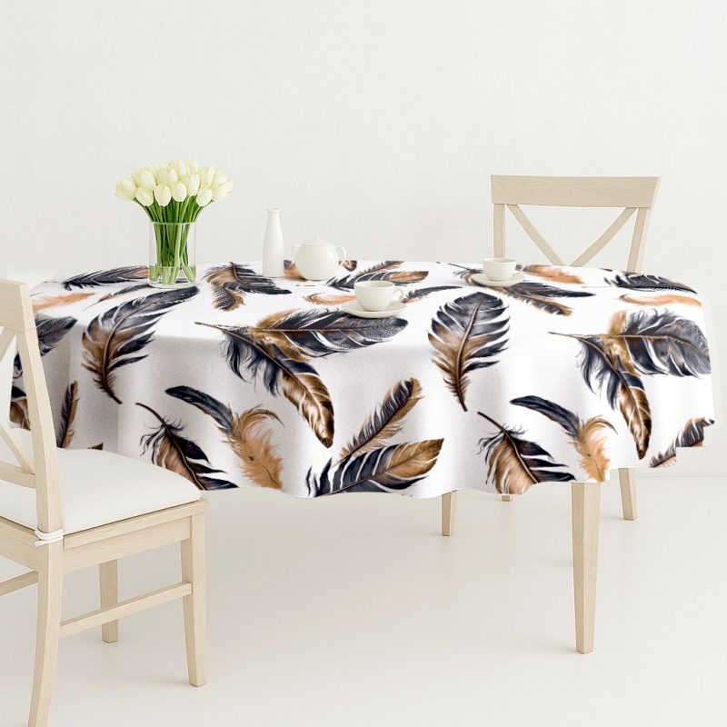 Ubrus PVC oválný FL-1757 - Tanec peří (různé velikosti)