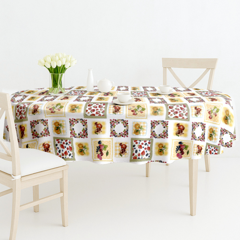 Ubrus PVC oválný Fl-1694 - letní požitek (různé velikosti)