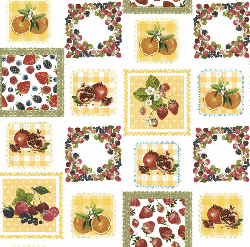 Ubrus PVC oválný Fl-1694 - letní požitek (různé velikosti)