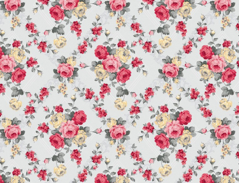 Ubrus PVC oválný M-095 - Růžičky (různé velikosti)