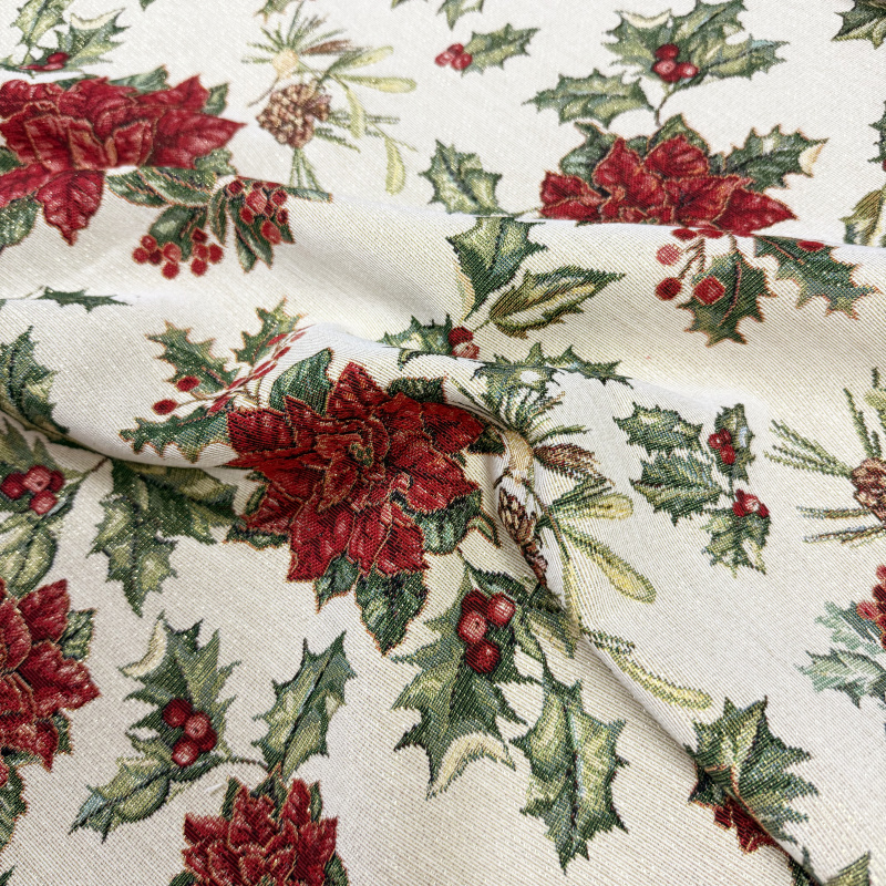 280cm šířka Dekorační/potahová Gobelínová látka - Sváteční nálada