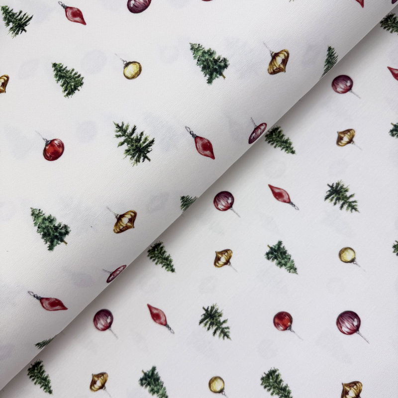 Ervi Teflonová látka/plátno Royal Lux š.180 cm - Vánoční ozdoby, metráž