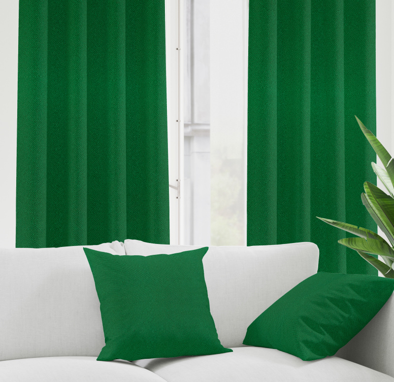 Ervi dekorační závěs Royal Lux - Smaragdový sváteční