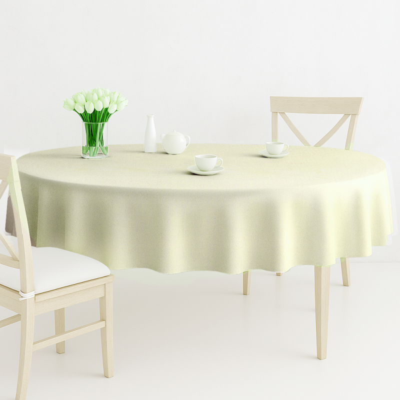 Ervi Teflonový ubrus na stůl oválný Royal Lux - Sváteční šampaň