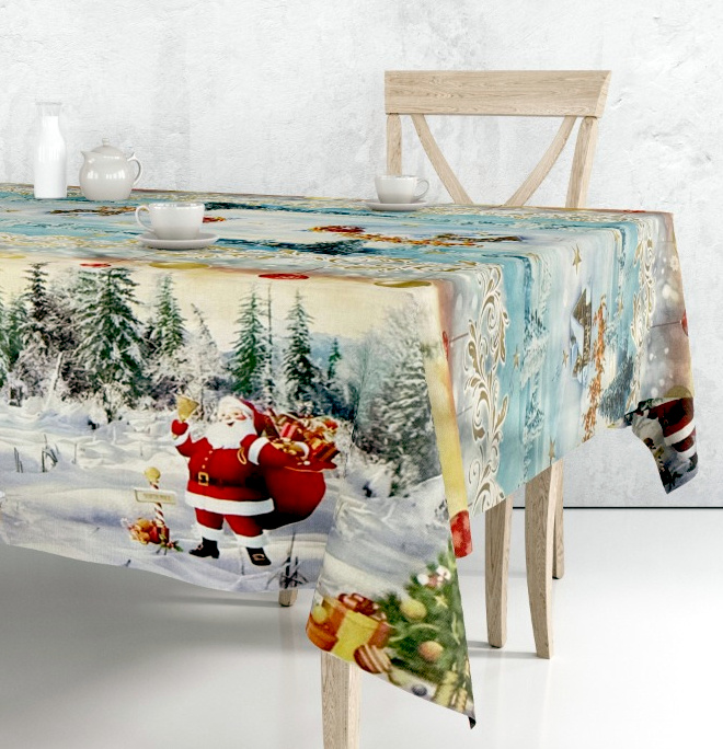 Ubrus PVC M-133A - Vánoční - Role 140cm x 20m