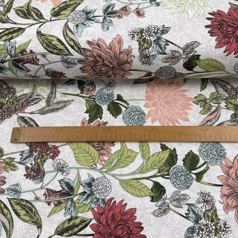 Ervi Teflonové prostírání na stůl Royal Lux - Zahrada chryzantém a jiřin