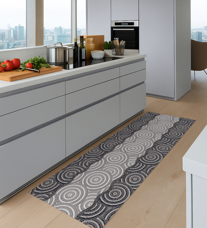 Pěnová předložka D-252D - Kamenná mandala(různé velikosti)