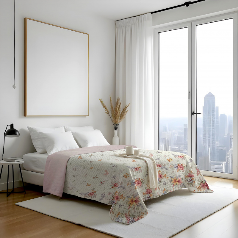 Přehoz oboustranný Colore - Lilie