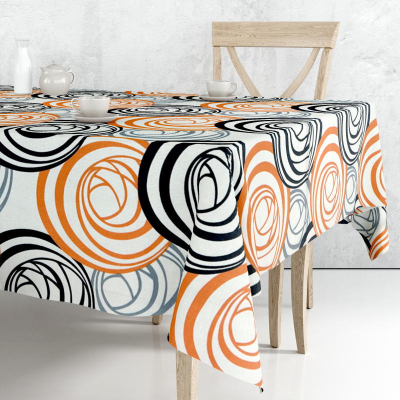 Ervi dekorační ubrus na stůl obdélníkový - Retro Víry