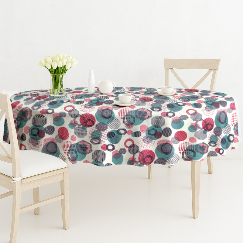Ervi dekorační ubrus na stůl oválný Fay - Retro