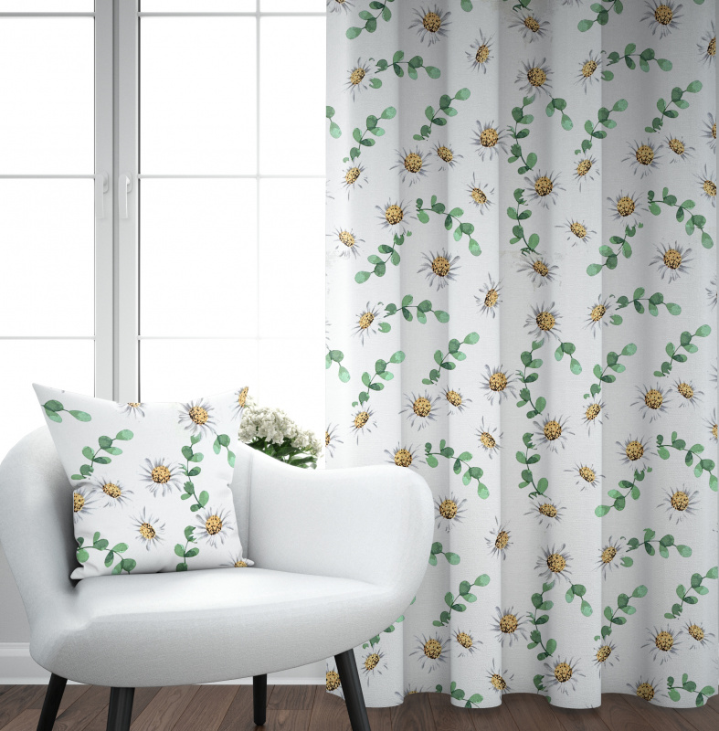 Ervi Bavlněný závěs - Heřmánková harmonie