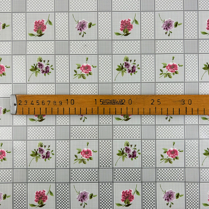 Ubrus PVC DC-680 šedostříbrný