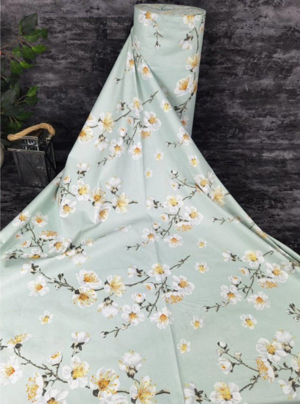 Erva bavlna - květ jabloně -25731-7, šířka 240cm, metráž