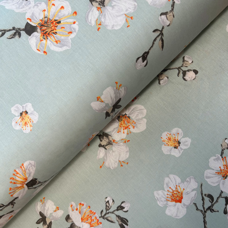 Erva bavlna - květ jabloně -25731-7, šířka 240cm, metráž