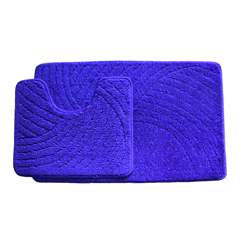 Koupelnová předložka modrá SAX Comfort,2 set