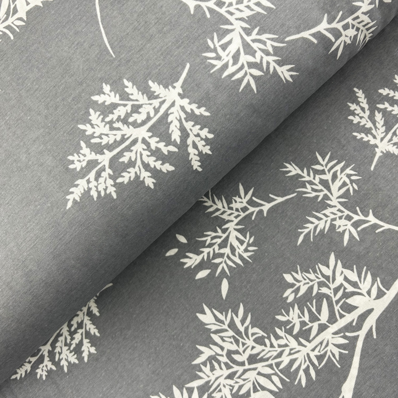 Ervi Bavlněná látka/plátno š.240cm - bílé větvičky č.1868-1, metráž