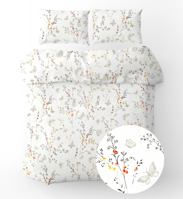 Ervi bavlněné povlečení - romantický vzor