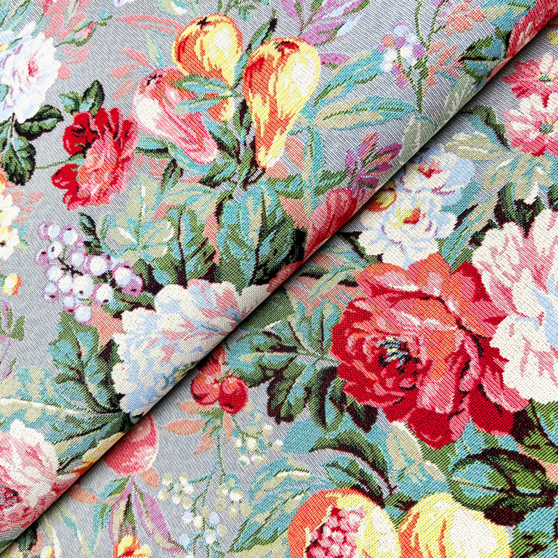 Dekorační/potahová gobelínová látka šířka - 280cm - Berries Field