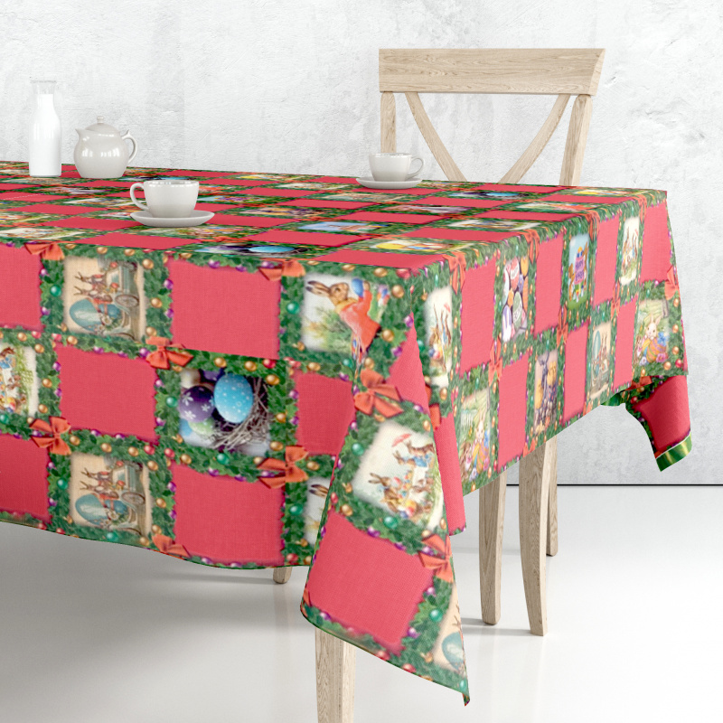 Ubrus PVC DC-805B - Velikonoční, 140cm x 20m