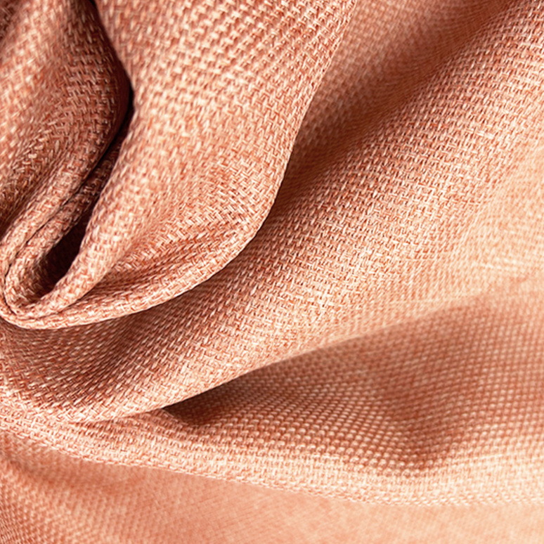 Dekorační látka Katni bledě oranžová metráž