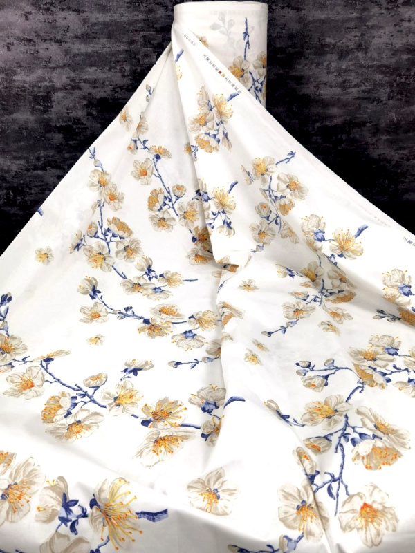 Ervi Bavlněná látka/plátno š.240cm - Květ jabloně - 25731-18, metráž