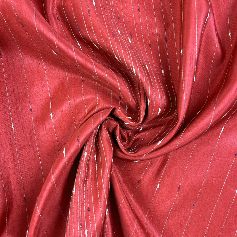 Dekorační látka Estera červená -  šířka 150 cm, metráž