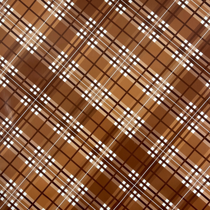 Ubrus PVC FL-181- hnědý - Role 140cmx 20m