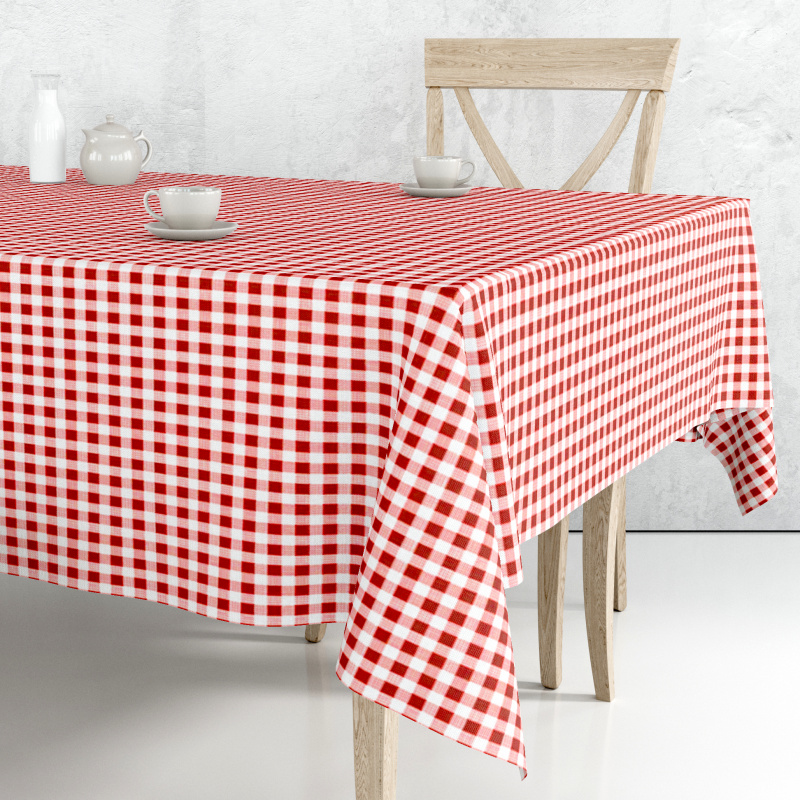 Ubrus PVC M-152A - károvaný vzor, metráž šířka 140cm