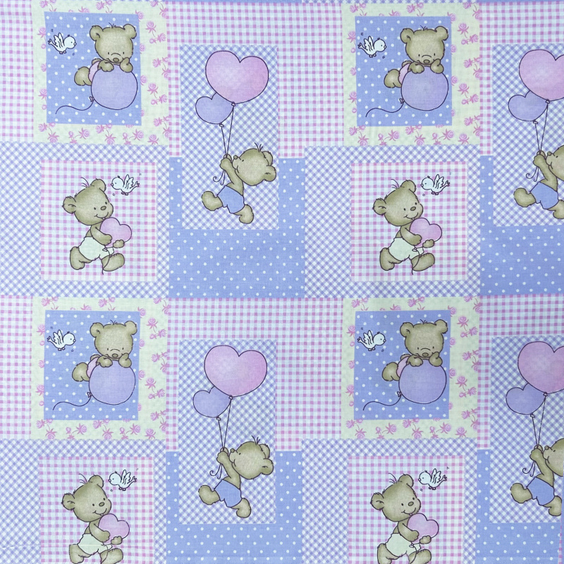 Ervi Bavlněná látka/plátno š.240cm - medvídci-10440-1, metráž