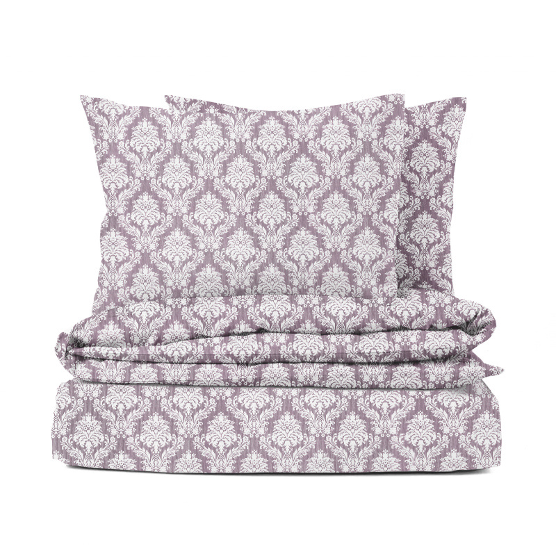 Ervi bavlněné povlečení - Zámecký vzor fialový