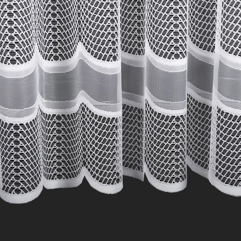 Ervi žakárová záclona bílá 7378, metráž