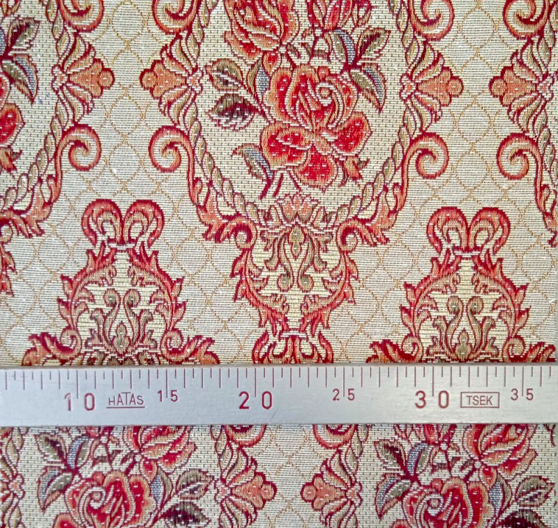 Dekorační/potahová gobelínová látka Asetat - 390 bordo