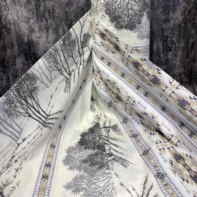 Ervi Bavlněná látka/plátno š.240cm - stromy č.123-1, metráž