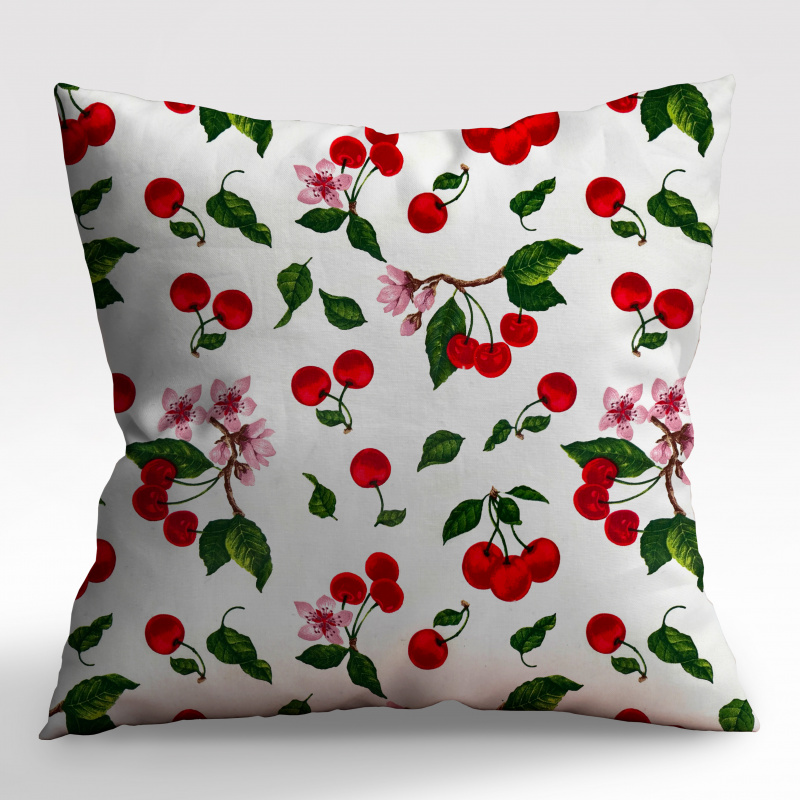 Ervi povlak na polštář bavlněný - Třešně