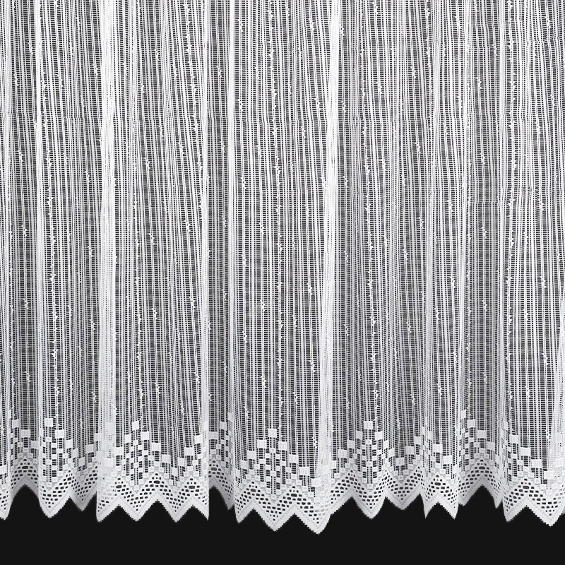 Ervi ﻿žakárová záclona bílá 190, metráž