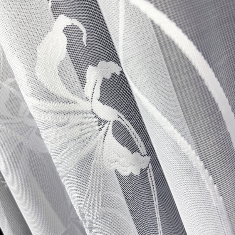 Ervi žakárová záclona bílá 7011, metráž