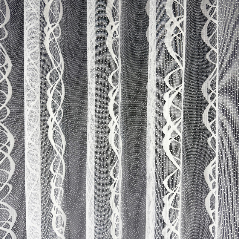 Ervi žakárová záclona bílá 7280, metráž