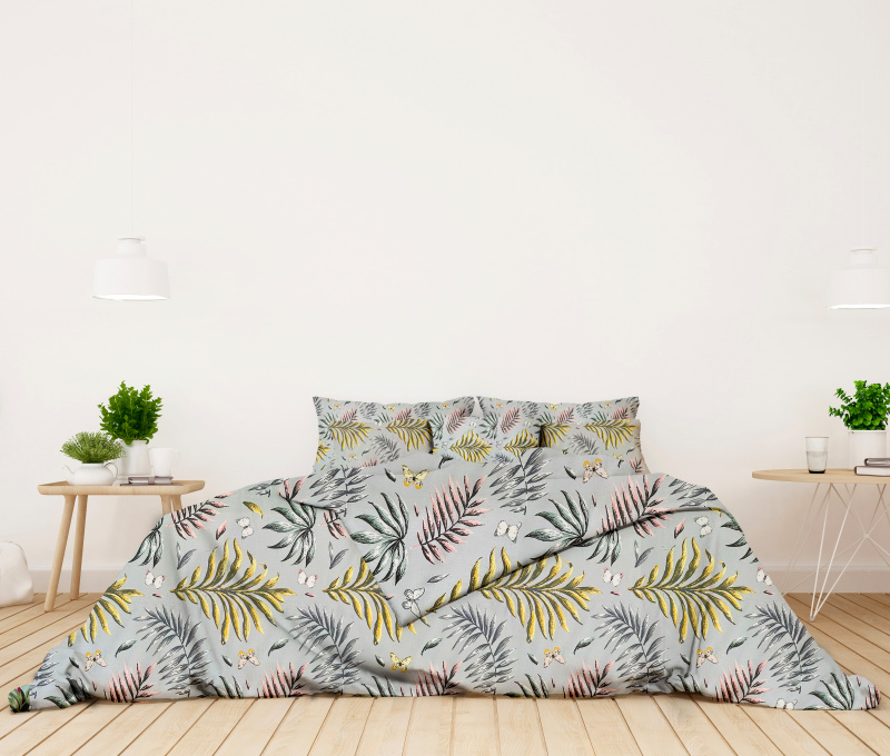 Ervi bavlněné povlečení - Barevné tropické listy