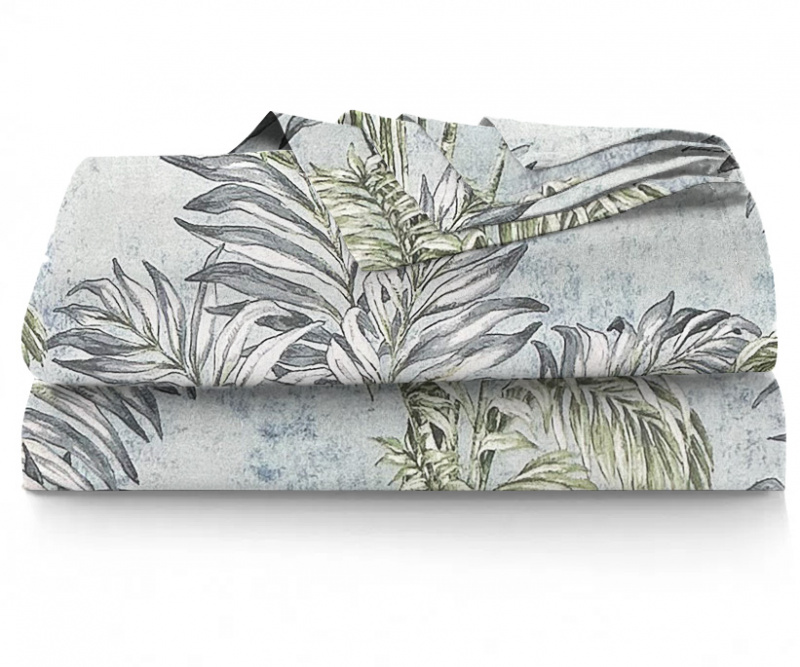 Ervi bavlněné prostěradlo - palmové listy