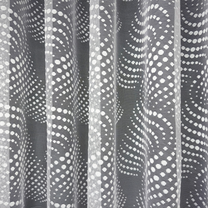 Ervi žakárová záclona bílá 7182, metráž