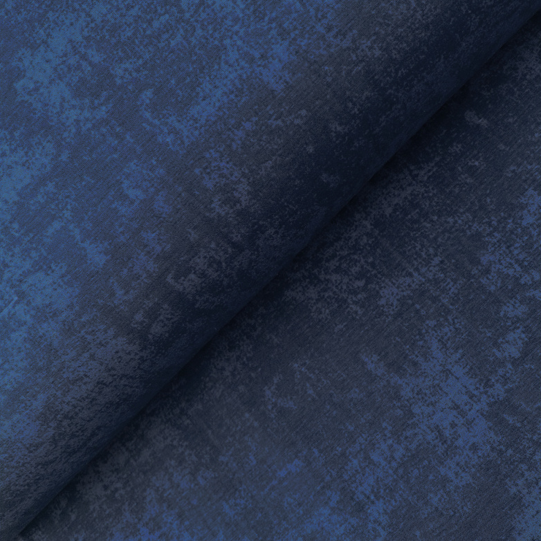 Ervi Bavlněná látka/plátno š.240cm jednobarevná tmavo modrá žihaná, metráž